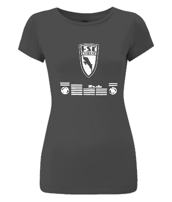 Women's Slim-Fit Jersey T-Shirt "Zuk" Boxy Fit Fitted Loose