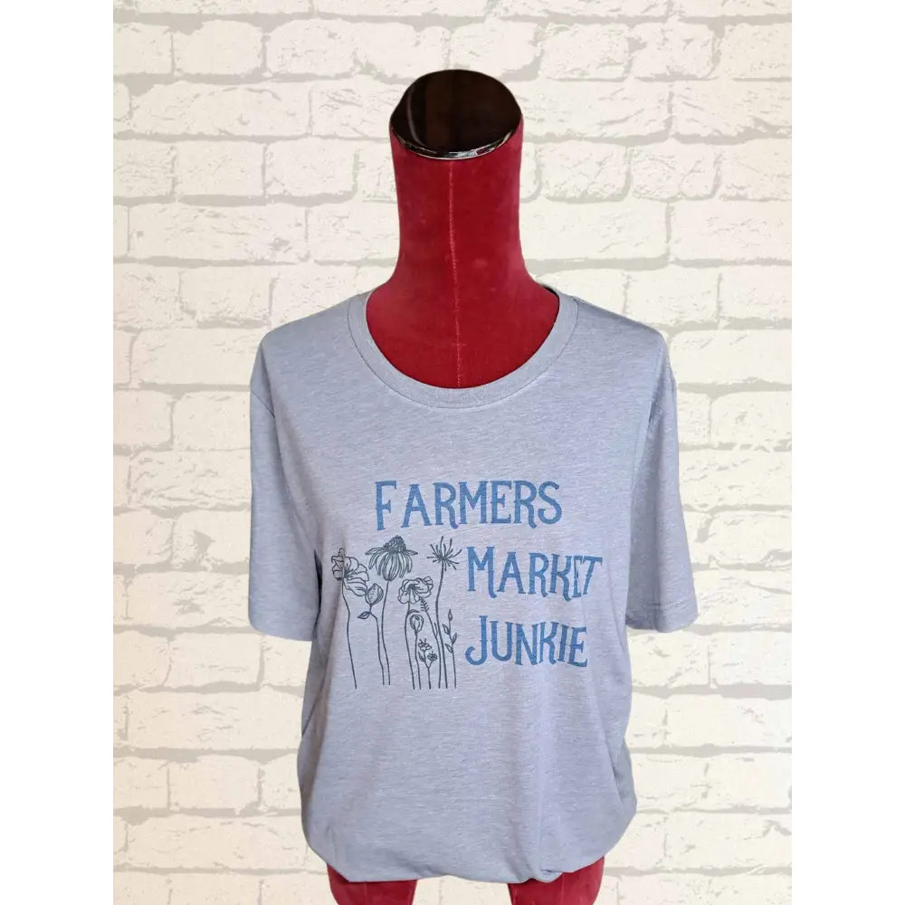 Farmers Market Junkie Unisex Shirt Wool Fabric Cashmere Fabric Tweed Fabric