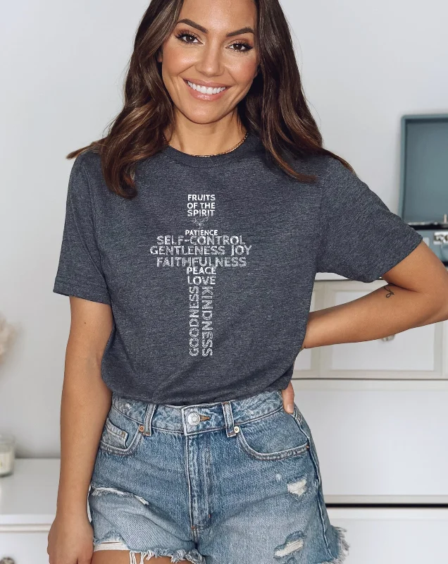 Fruits Of The Spirit Ladies T-Shirt Terry Blend Velvet Blend Canvas Blend