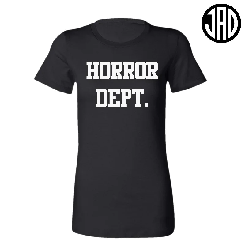 Horror Dept - Women's Tee Fashionable Trendy Casual