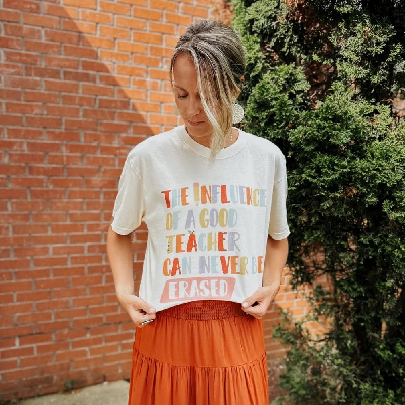 Influence of a Teacher Tee Modern Contemporary Chic