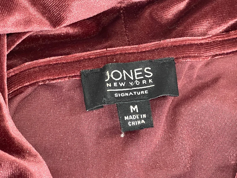 Jones New York Faux Crushed Velvet Turtle Neck Shirt, Size M Plaid T-Shirt Polka Dot Checkered Jones New York Faux Crushed Velvet Turtle Neck Shirt, Size M Plaid T-Shirt Polka Dot Checkered