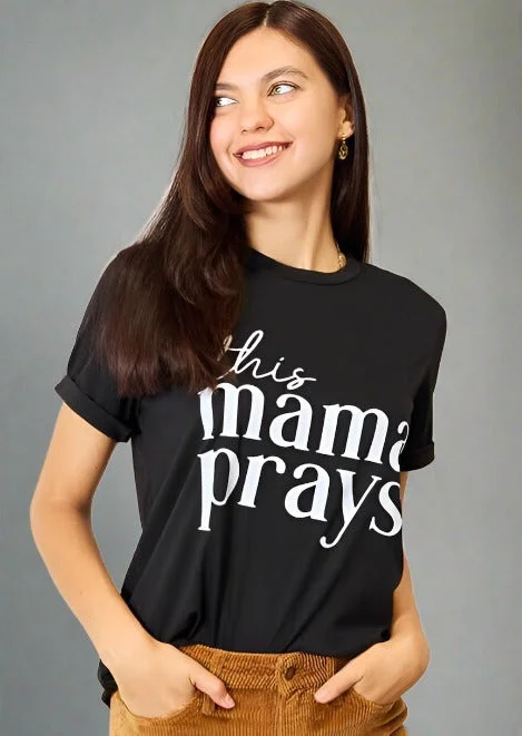 Simply Love THIS MAMA PRAYS Graphic T-Shirt Zippered Front Buttoned Front Snap Front Simply Love THIS MAMA PRAYS Graphic T-Shirt Zippered Front Buttoned Front Snap Front