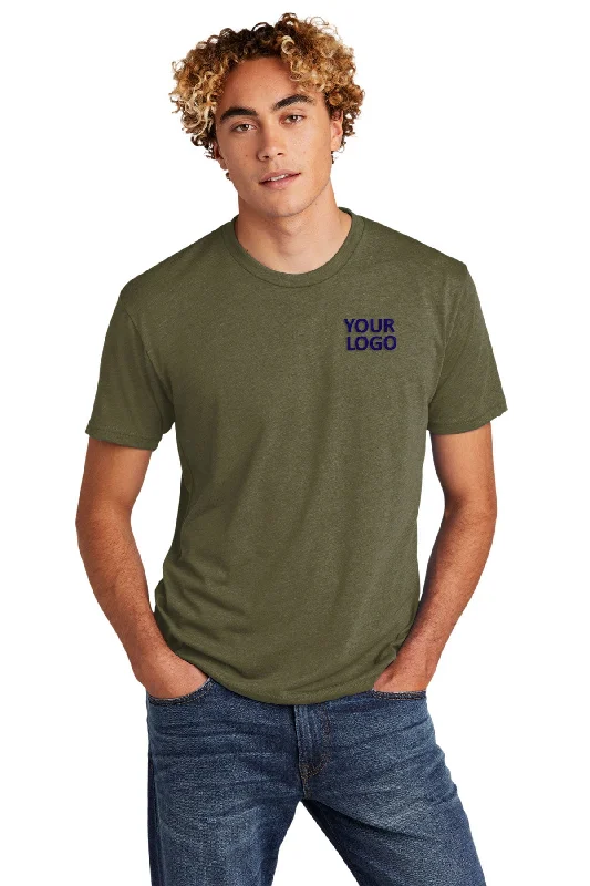 Next Level Unisex Tri Blend Customized Tee's, Military Green Basic T-Shirt Crew Neck Short Sleeve Next Level Unisex Tri Blend Customized Tee's, Military Green Basic T-Shirt Crew Neck Short Sleeve
