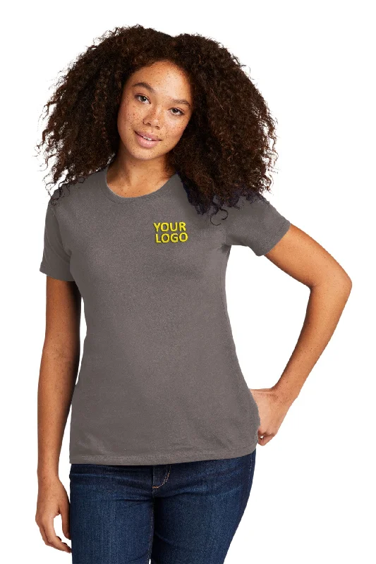 Next Level Women's Cotton Boyfriend Custom Tee's, Warm Grey Cozy Warm Stylish