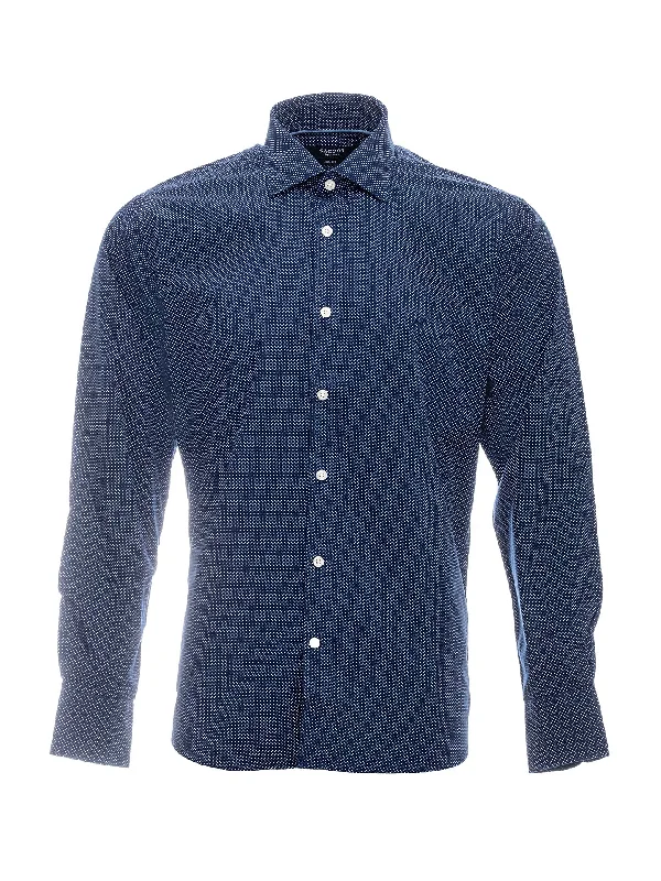 Shirt Casual Man Sport (Slim) Zippered Buttoned Snapped