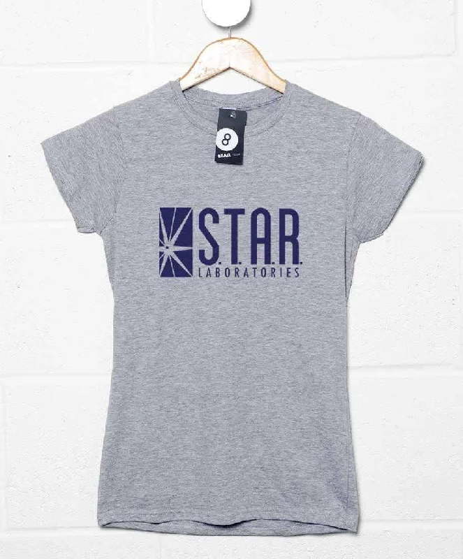 Star Labs Womens Fitted T-Shirt Fleece Fabric Down Fabric Feather Fabric