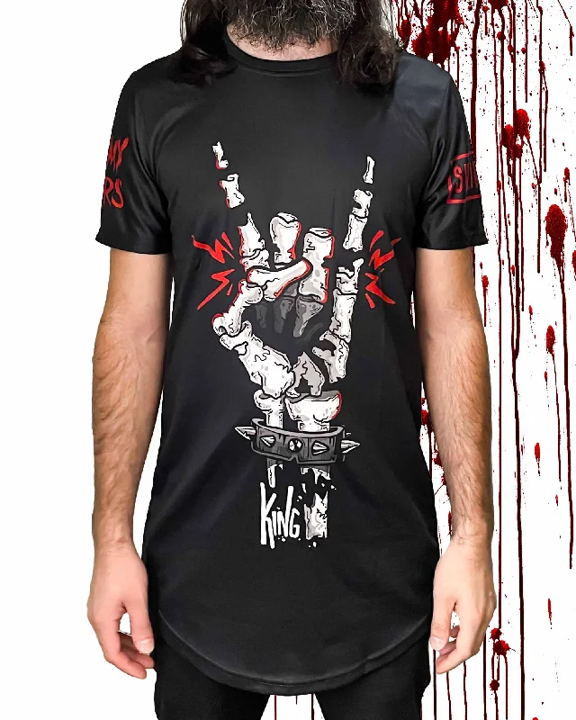 Sullivan King Spine Collector Long Tee Print Jacquard Patchwork
