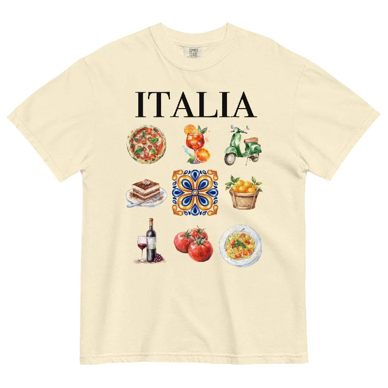 Taste of Italia Tee Boxy Fit Fitted Loose