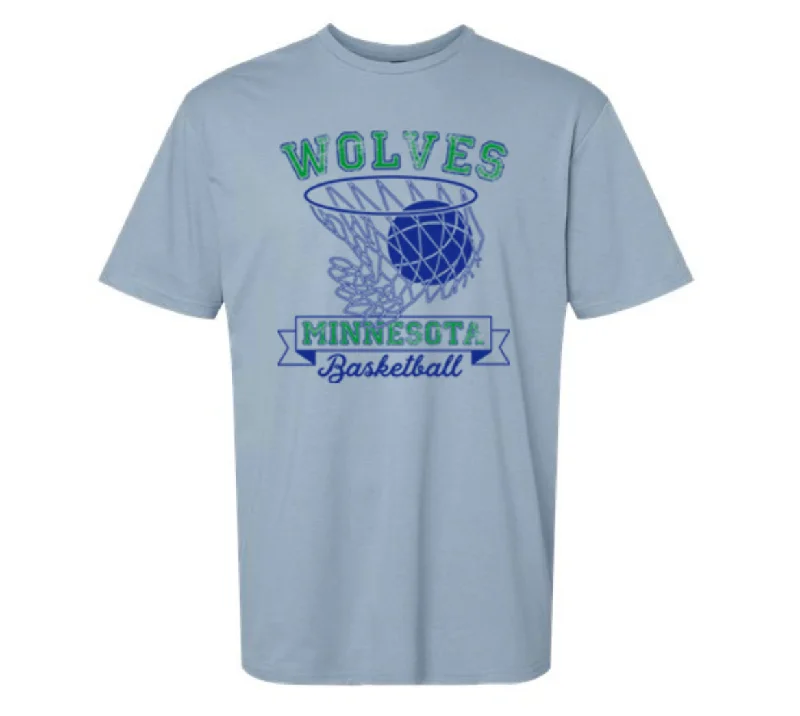 Wolves Tee Rayon Velvet Corduroy