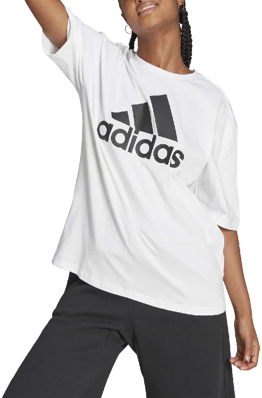 Women's Essentials Boyfriend T-Shirt Rayon Velvet Corduroy