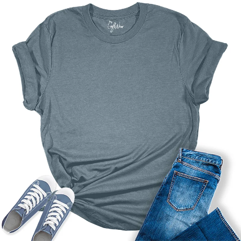 Womens Heather Slate T Shirts Premium Casual Short Sleeve Shirts Oversized Tops Jersey Fabric Tulle Fabric Batik Fabric Womens Heather Slate T Shirts Premium Casual Short Sleeve Shirts Oversized Tops Jersey Fabric Tulle Fabric Batik Fabric