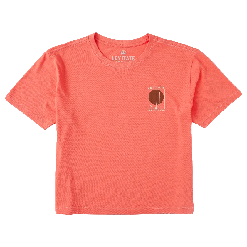 Women's Quiver Fish Short Sleeve Premium Tee Seamless Knitted Crochet