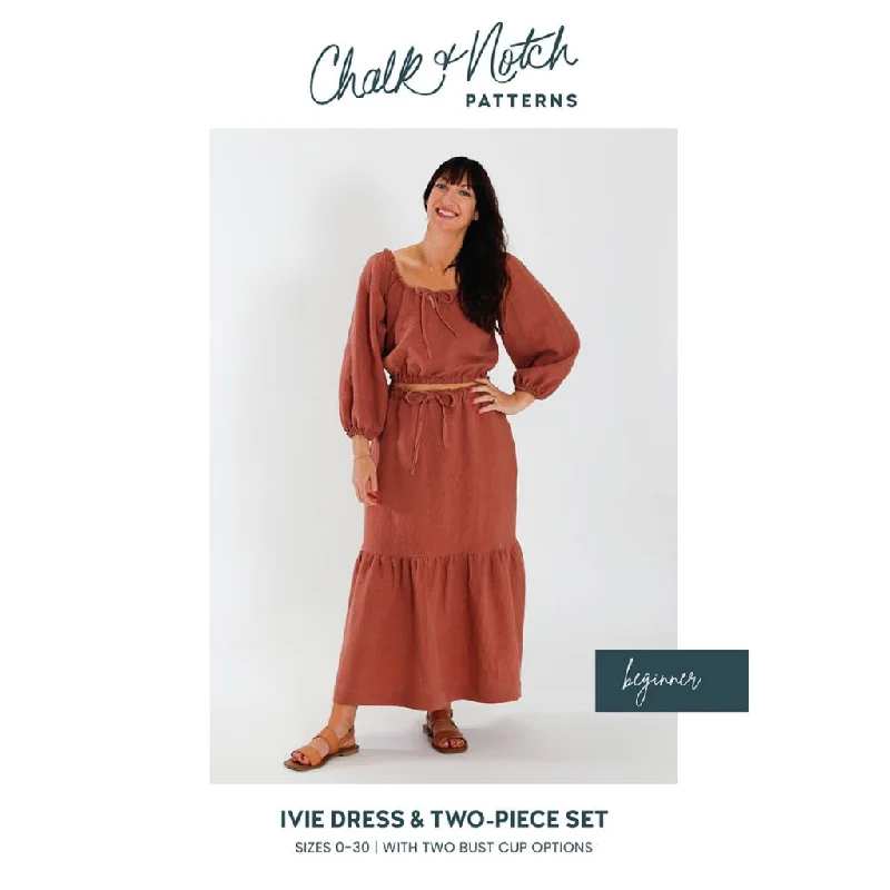 Chalk & Notch Patterns Ivie Dress & Two-Piece Set Tunics Winter warm