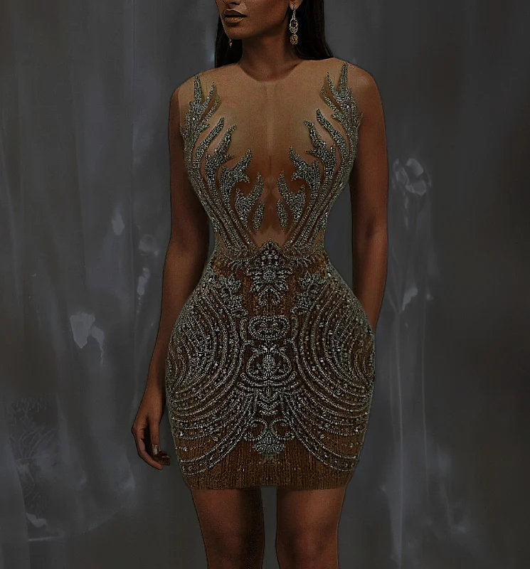 Diamond Fuego Cocktail Dress Tunics Versatile stylish