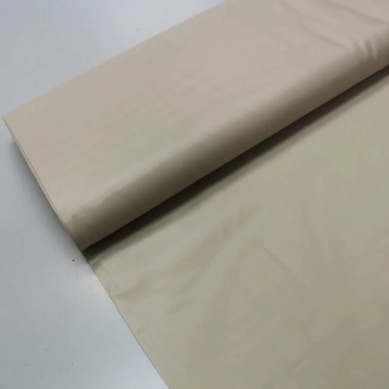Dressmaking Anti Static Polyester Lining Fabric - Cream Tunics Versatile functional