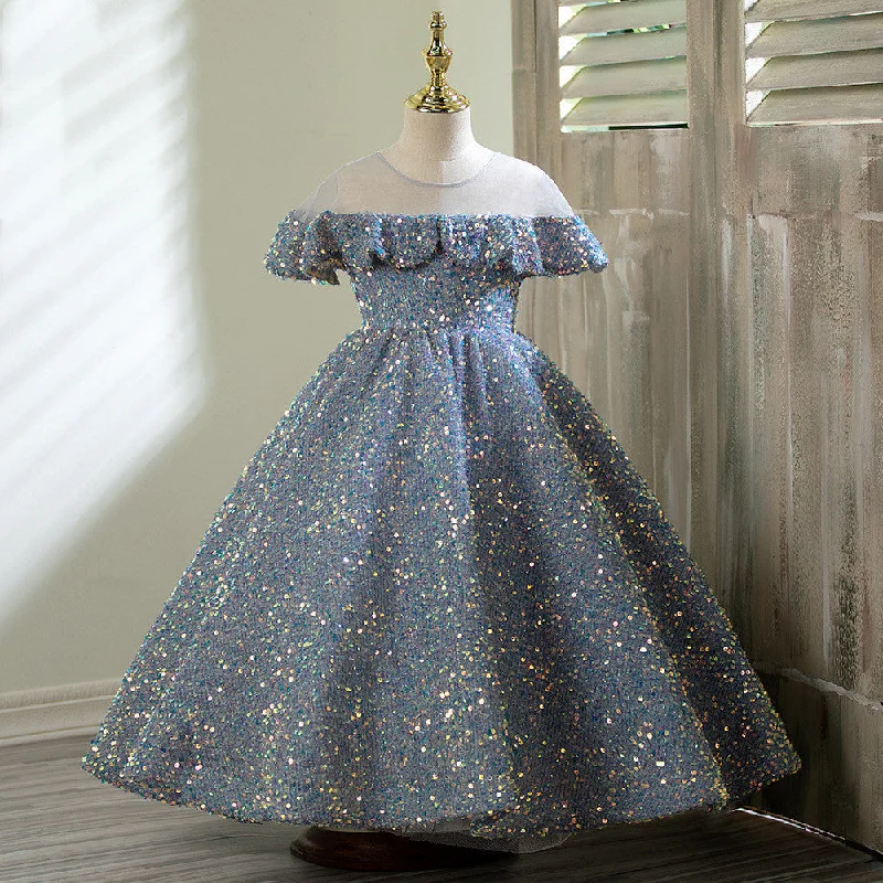 Toddler Girl Summer Sequins Grey Girl Dress Birthday Party Dress Communion Dress Tunics Hiking breathable Toddler Girl Summer Sequins Grey Girl Dress Birthday Party Dress Communion Dress Tunics Hiking breathable