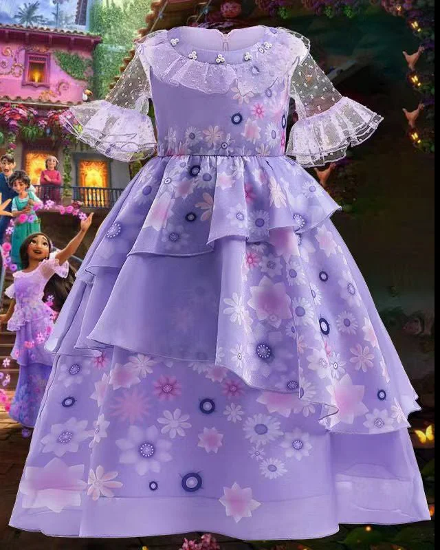 Encanto Isabela Madrigal Dress Tunics Fashionable trendy