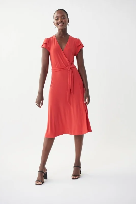 Joseph Ribkoff Cap Sleeve, Flip Skirt Dress Tunics Practical easy-care