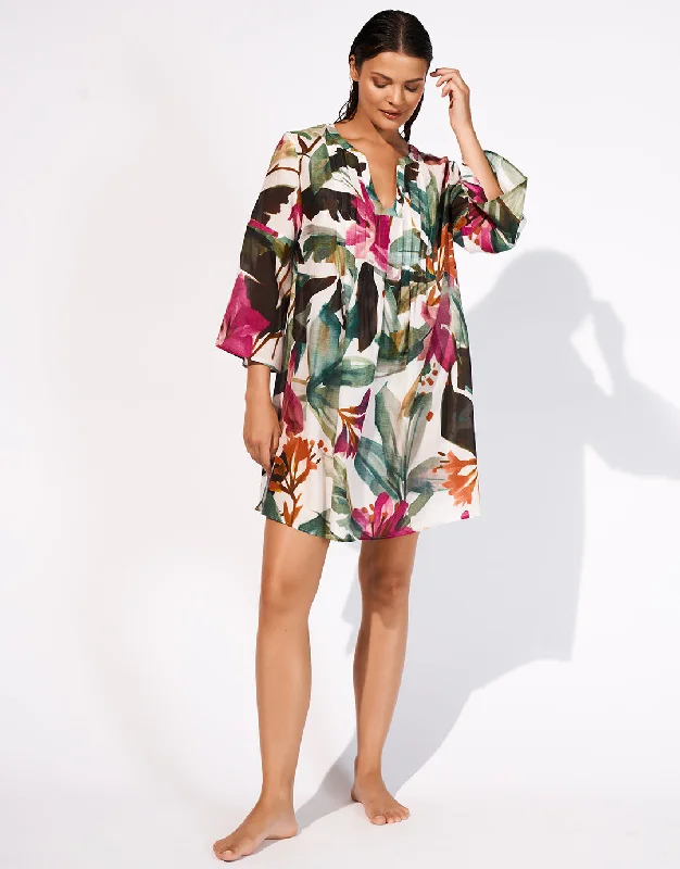 Mystic Mini Beach Dress - Noble Exotic Tunics Cozy comfortable