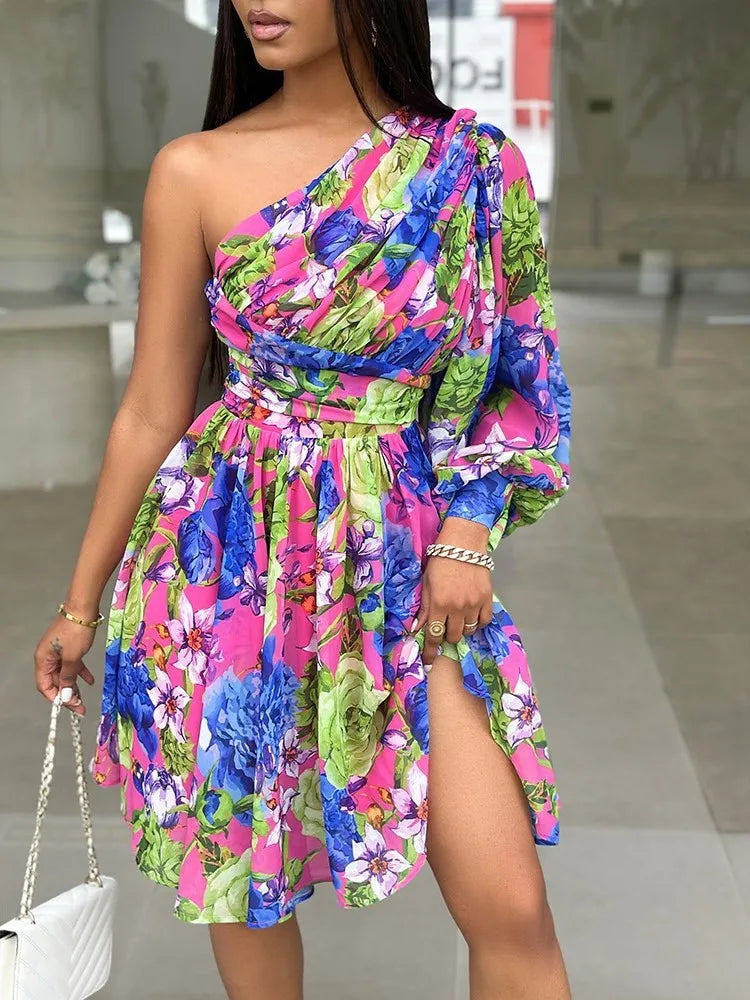New Boho Print Women Dress Spring Fashion Sexy Off Shoulder Office Elegnat Casual Dresses Female Sweet Party Dress Robe Femme Tunics Chic elegant New Boho Print Women Dress Spring Fashion Sexy Off Shoulder Office Elegnat Casual Dresses Female Sweet Party Dress Robe Femme Tunics Chic elegant