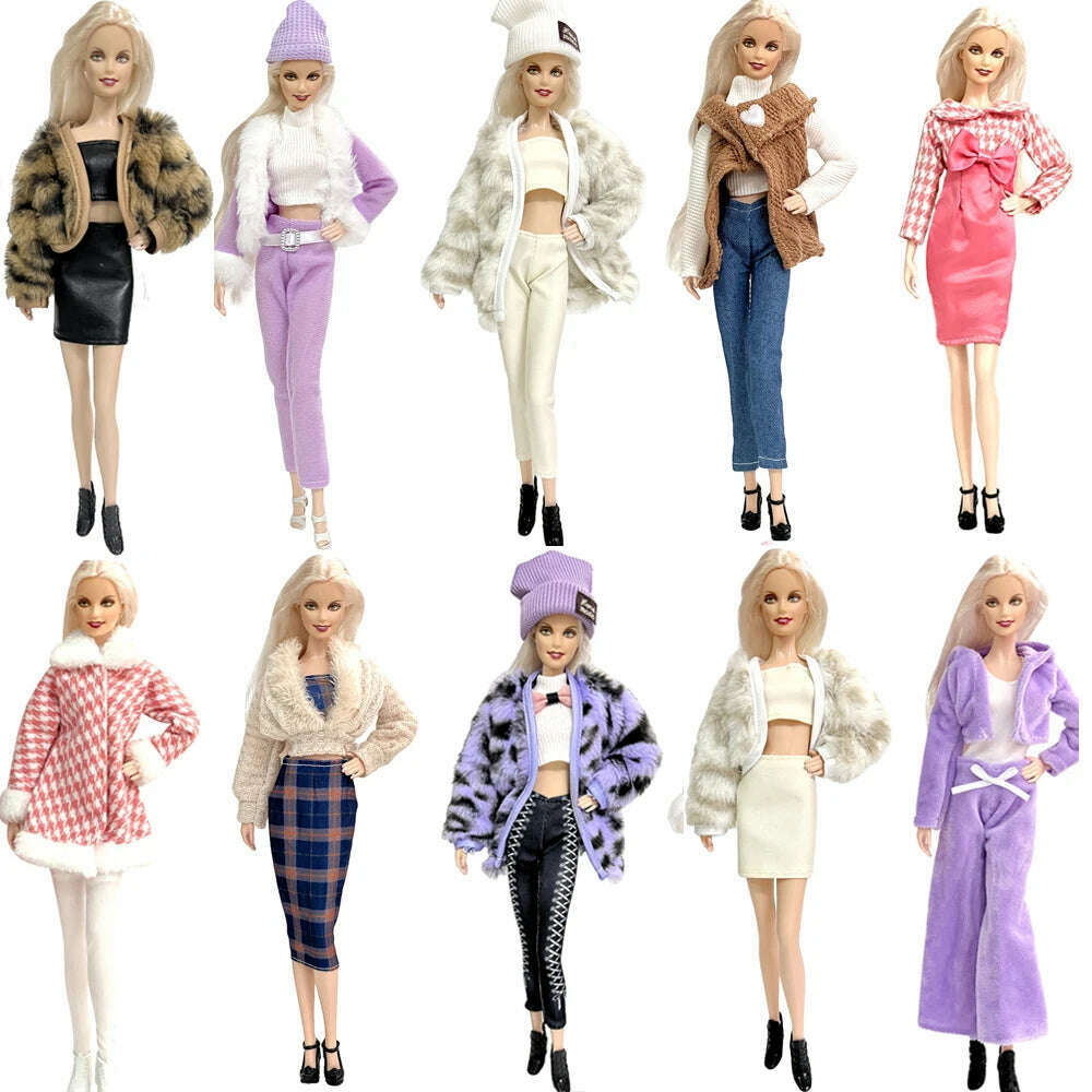 NK New Outfit For 1/6 FR Doll Clothes Dress Fashion Fur Coat Top Pants Clothing For Barbie Doll Clothes Doll Accessories JJ Tunics Bridal satin NK New Outfit For 1/6 FR Doll Clothes Dress Fashion Fur Coat Top Pants Clothing For Barbie Doll Clothes Doll Accessories JJ Tunics Bridal satin