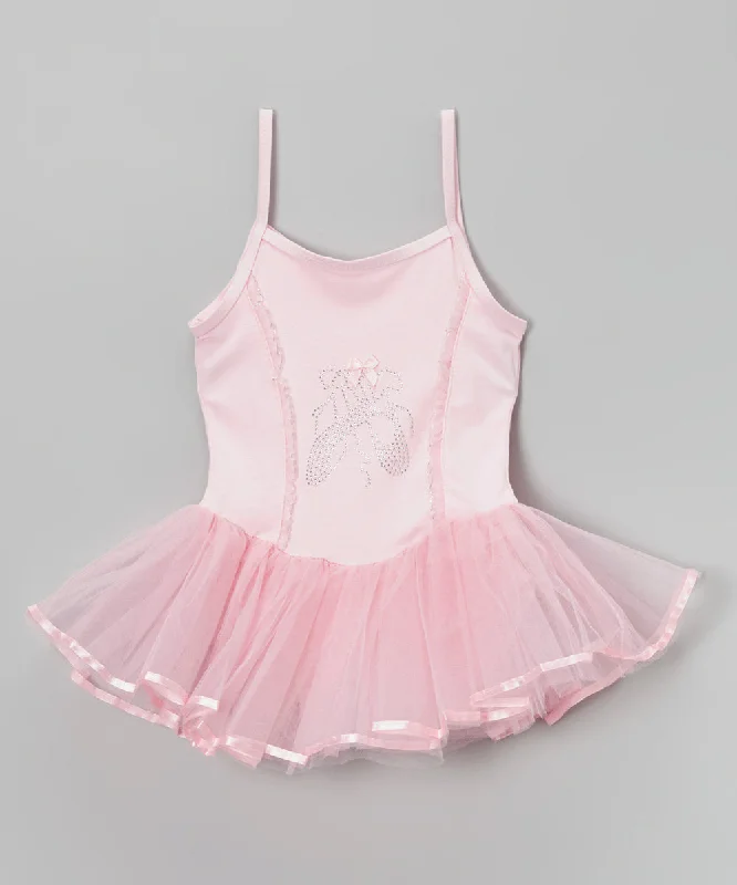 Pink Ballet Shoe Ballet  Dress Halter Neckline Beach