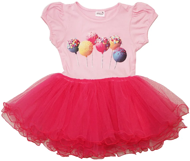 Pink/Hot Pink Lollipop Dress Tunics Distressed trendy
