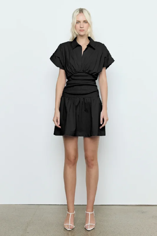 Prophecy Mini Dress Black Tunics Cozy comfortable